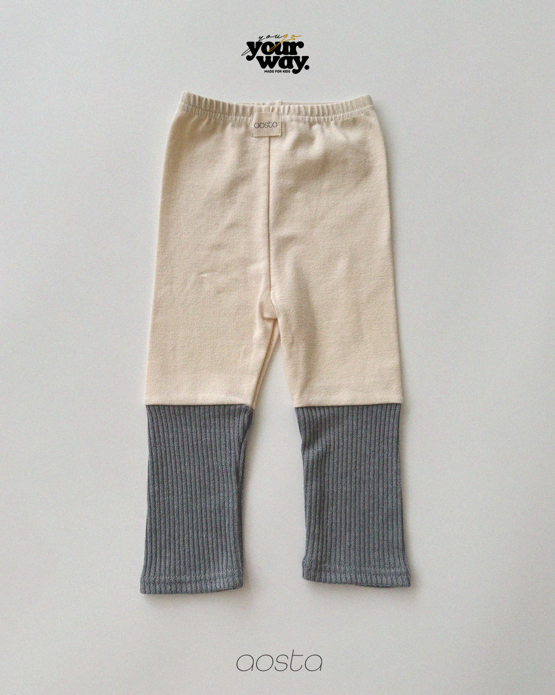 Layered Rib Pants｜レイヤードリブパンツ
