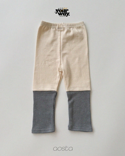 Layered Rib Pants｜レイヤードリブパンツ