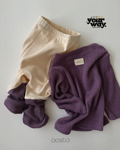 Layered Rib Pants｜レイヤードリブパンツ