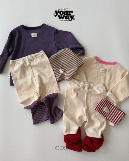 Layered Rib Pants｜レイヤードリブパンツ