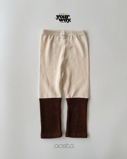 Layered Rib Pants｜レイヤードリブパンツ