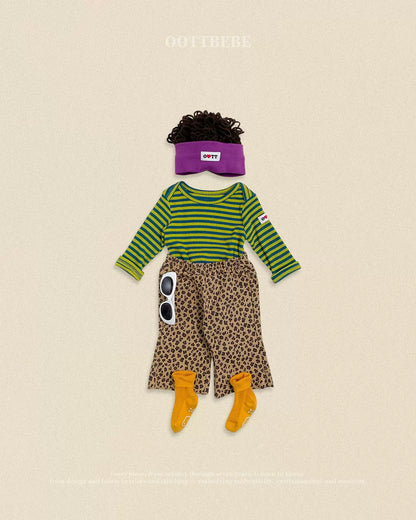 OOTTBEBE Stripe Long Sleeve Tee｜ストライプロングスリーブTシャツ