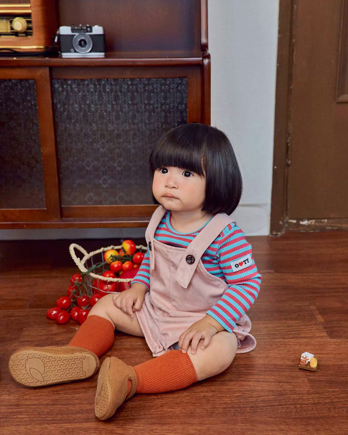 OOTTBEBE Stripe Long Sleeve Tee｜ストライプロングスリーブTシャツ