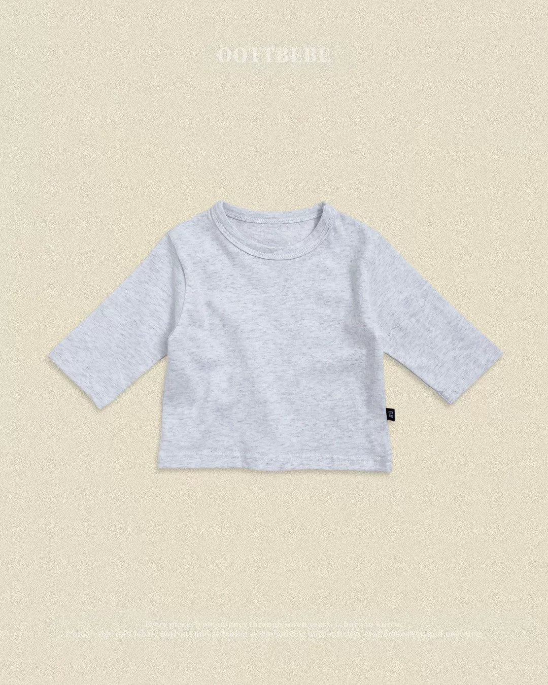 OOTTBEBE Basic Long Sleeve Tee｜ベーシックロングスリーブTシャツ