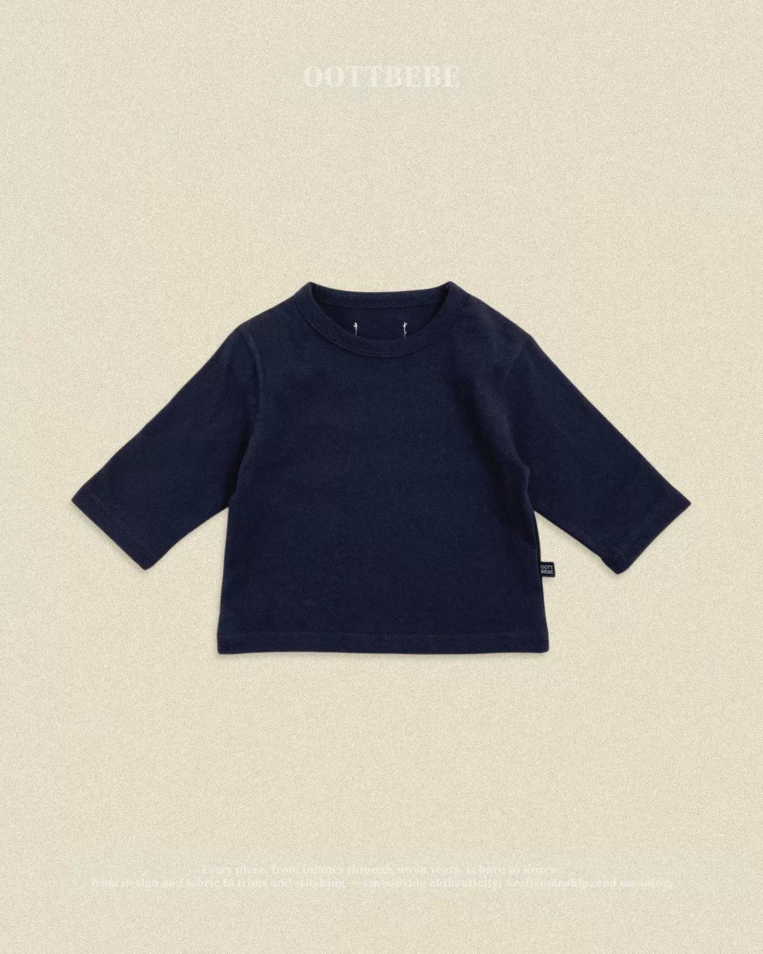 OOTTBEBE Basic Long Sleeve Tee｜ベーシックロングスリーブTシャツ