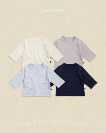OOTTBEBE Basic Long Sleeve Tee｜ベーシックロングスリーブTシャツ