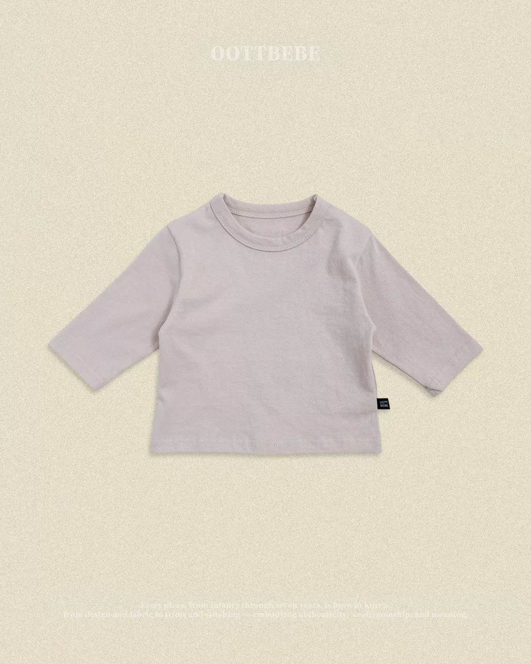 OOTTBEBE Basic Long Sleeve Tee｜ベーシックロングスリーブTシャツ
