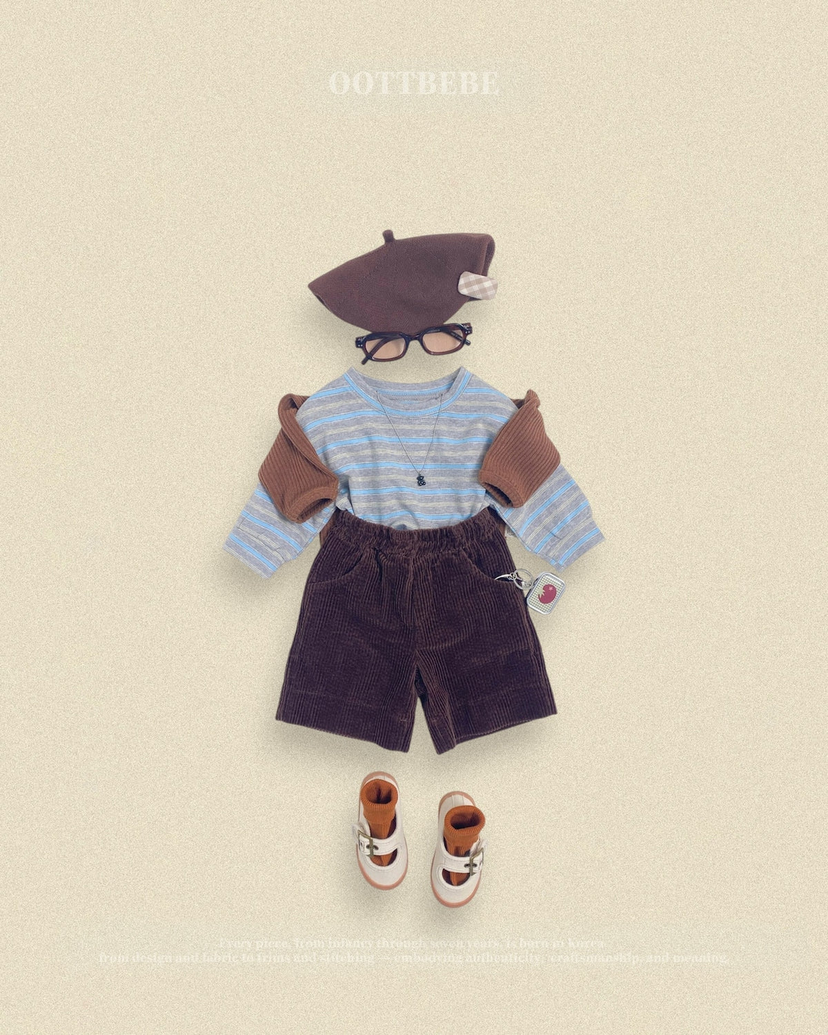 OOTTBEBE Corduroy Half Pants｜コーデュロイハーフパンツ