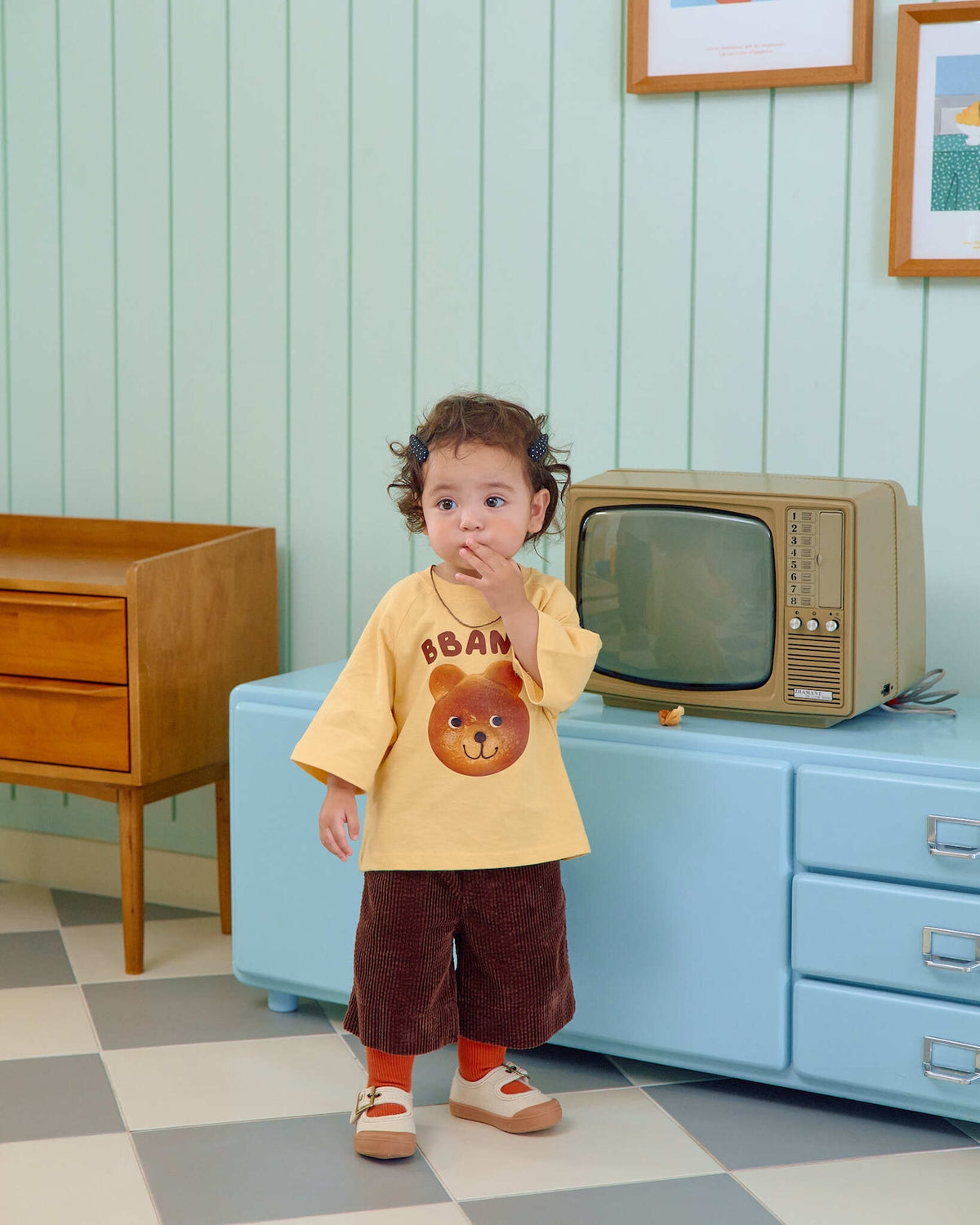 OOTTBEBE Corduroy Half Pants｜コーデュロイハーフパンツ