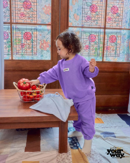 OOTTBEBE Family Logo Sweat Set｜親子ロゴスウェットセットアップ