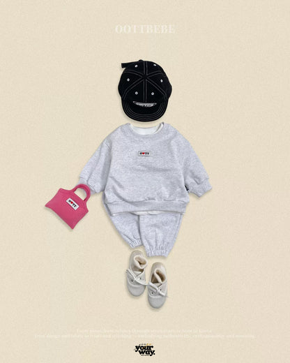 OOTTBEBE Family Logo Sweat Set｜親子ロゴスウェットセットアップ