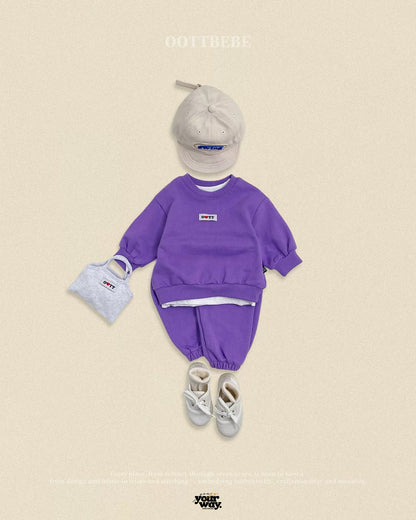 OOTTBEBE Family Logo Sweat Set｜親子ロゴスウェットセットアップ