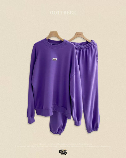 OOTTBEBE Family Logo Sweat Set｜親子ロゴスウェットセットアップ