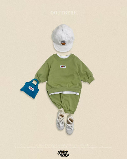 OOTTBEBE Family Logo Sweat Set｜親子ロゴスウェットセットアップ