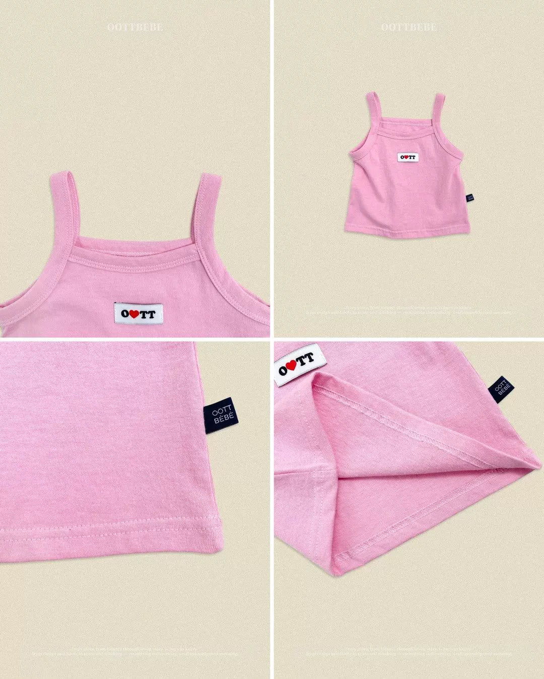 OOTTBEBE Layered Cami Top｜レイヤードキャミトップ
