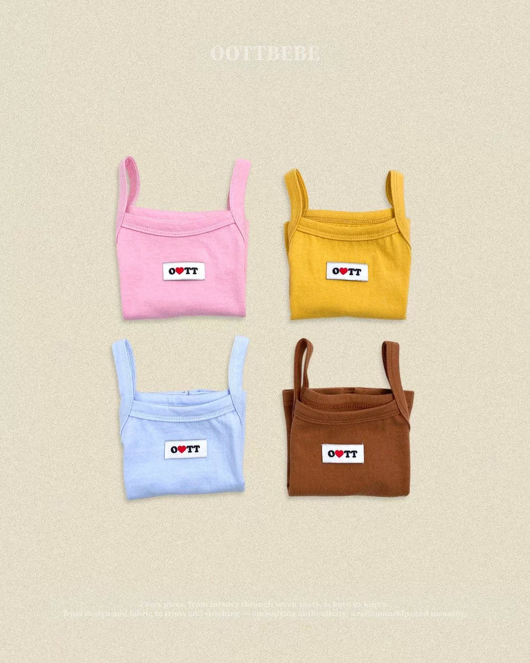 OOTTBEBE Layered Cami Top｜レイヤードキャミトップ