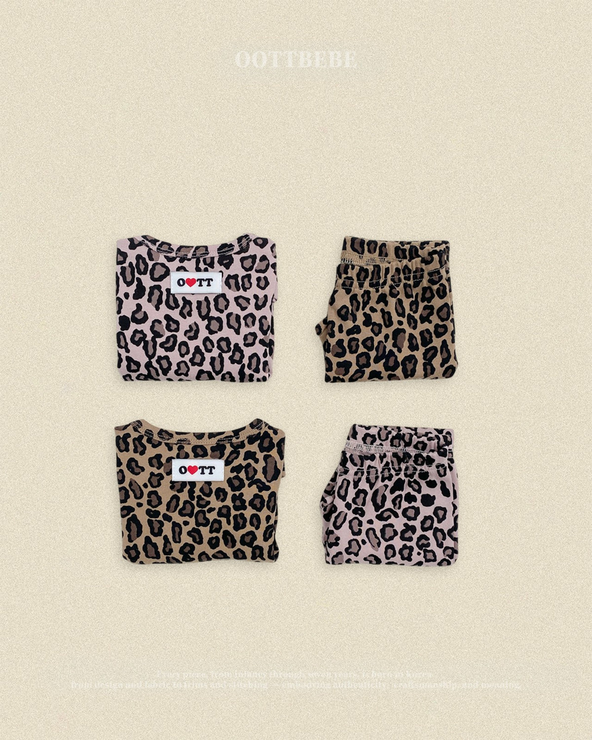 OOTTBEBE Leopard Set｜レオパードセットアップ