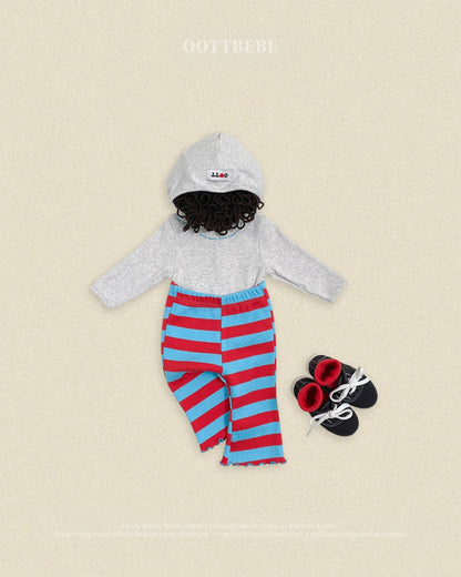 OOTTBEBE Logo Hooded Tee｜ロゴフーデッドTシャツ