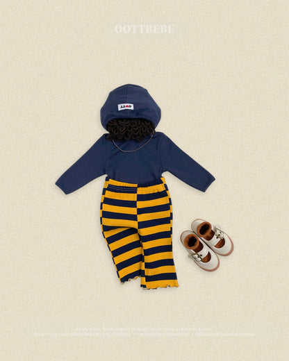 OOTTBEBE Logo Hooded Tee｜ロゴフーデッドTシャツ