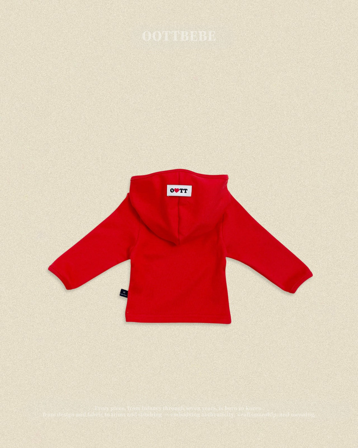 OOTTBEBE Logo Hooded Tee｜ロゴフーデッドTシャツ