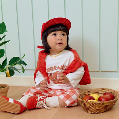 OOTTBEBE Rib Button Cardigan｜リブボタンカーディガン