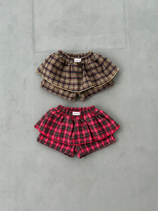 kikimora｜ノエルチェックスカート【予約商品】