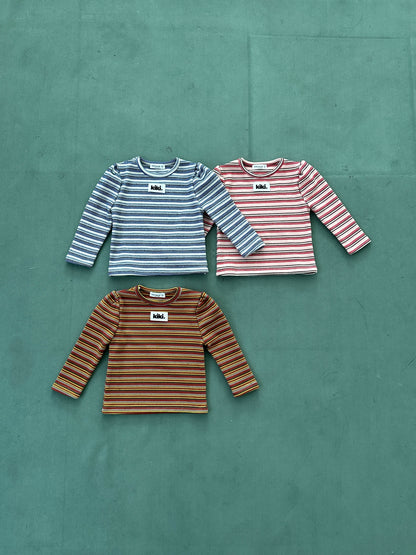 kikimora｜リンゴボーダーTシャツ【予約商品】
