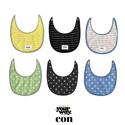 CON Reversible Baby Bib｜リバーシブルベビースタイ