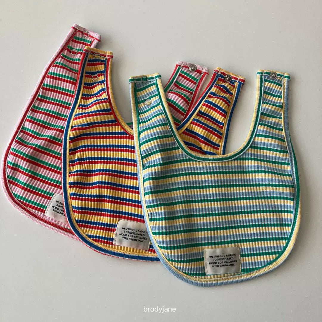 Retro Multi Stripe Bib｜レトロマルチストライプスタイ
