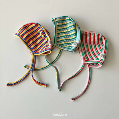Retro Multi Stripe Bonnet｜レトロマルチストライプボンネット