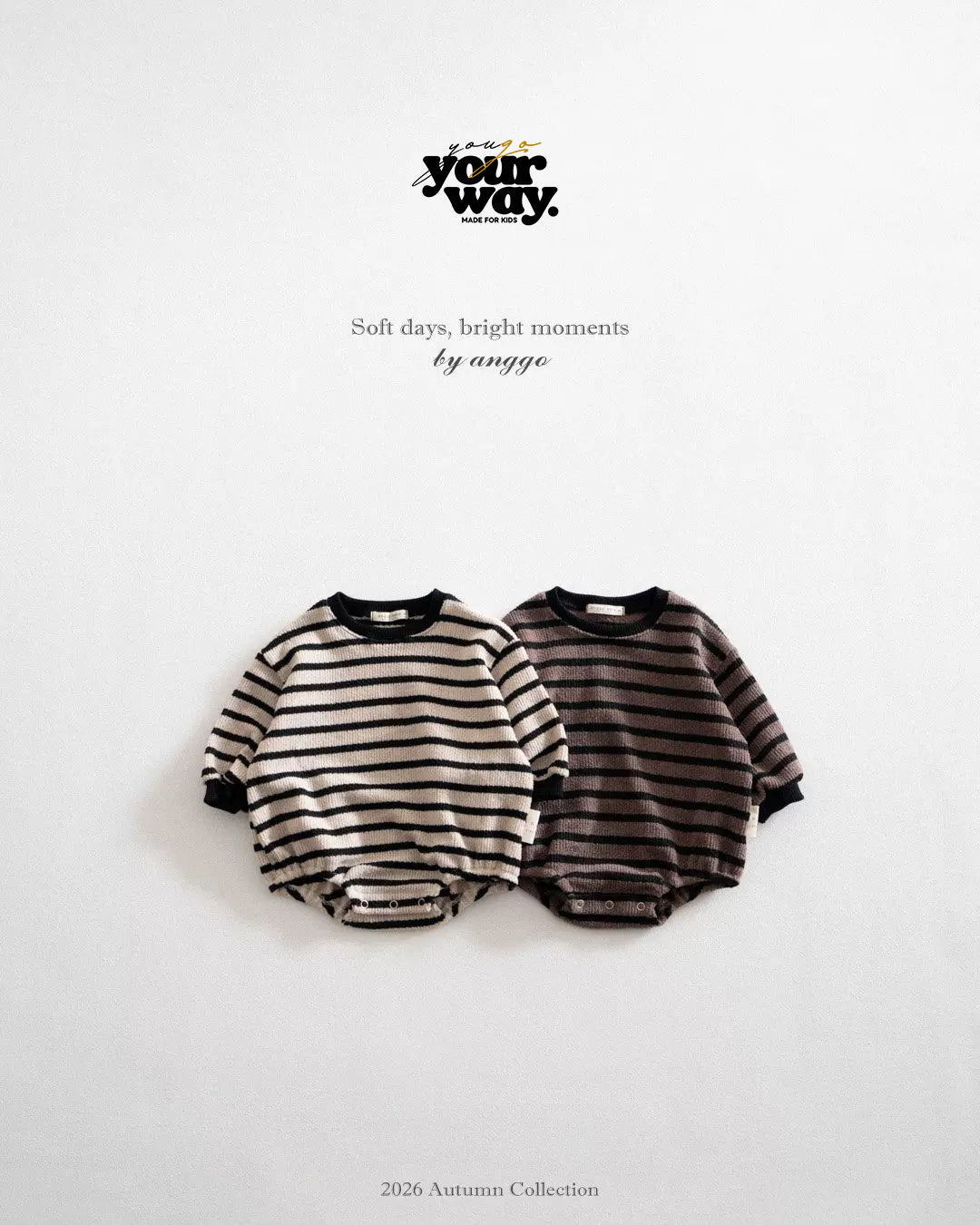 Retro Stripe Romper｜レトロストライプロンパース
