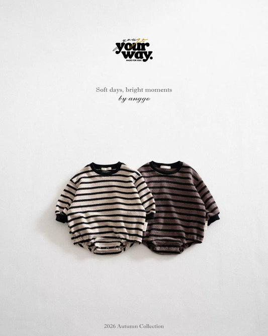 Retro Stripe Romper｜レトロストライプロンパース