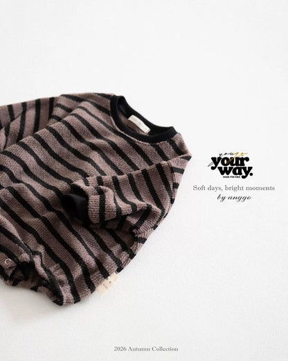 Retro Stripe Romper｜レトロストライプロンパース