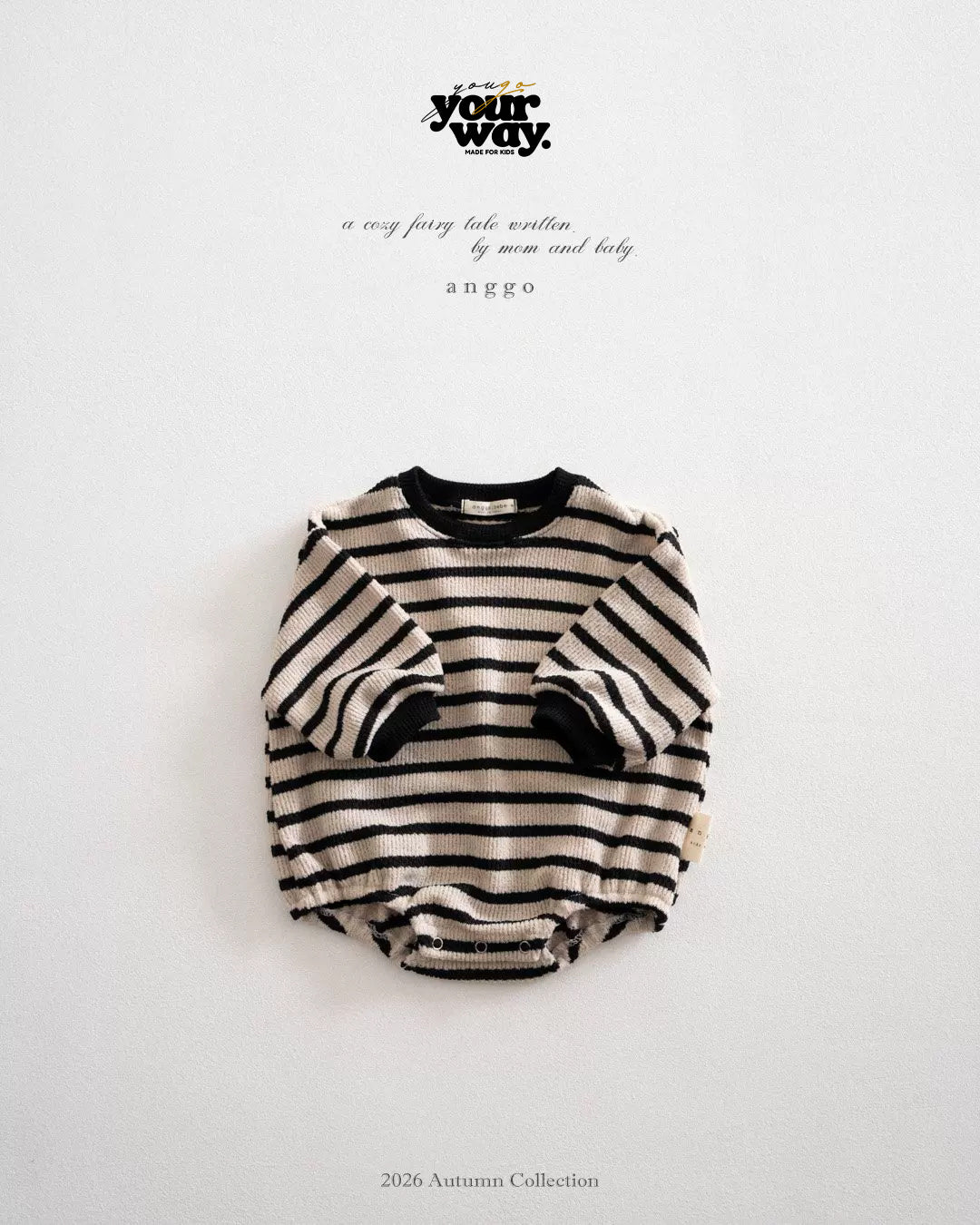 Retro Stripe Romper｜レトロストライプロンパース