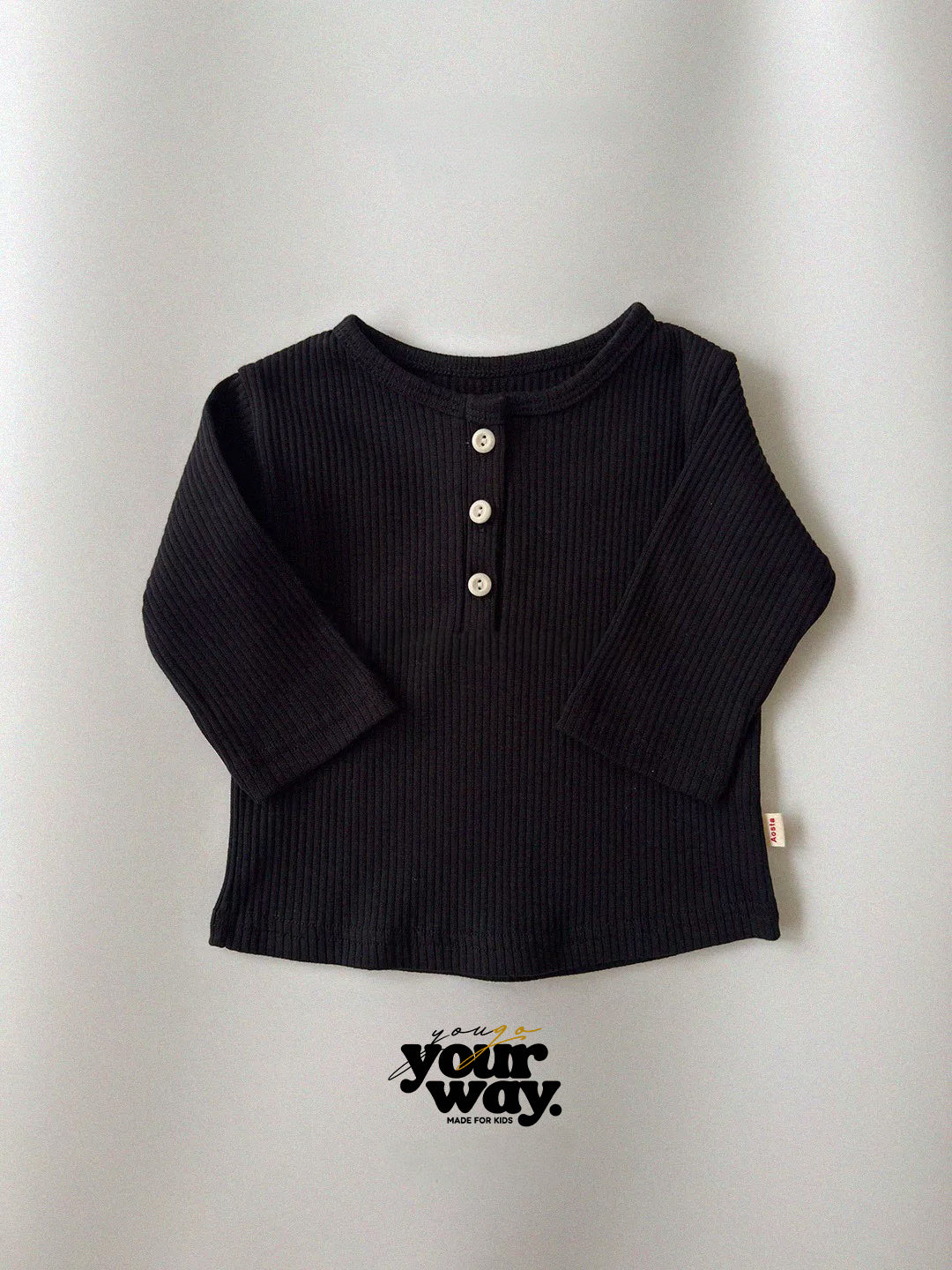 Rib Button Top｜リブボタントップス