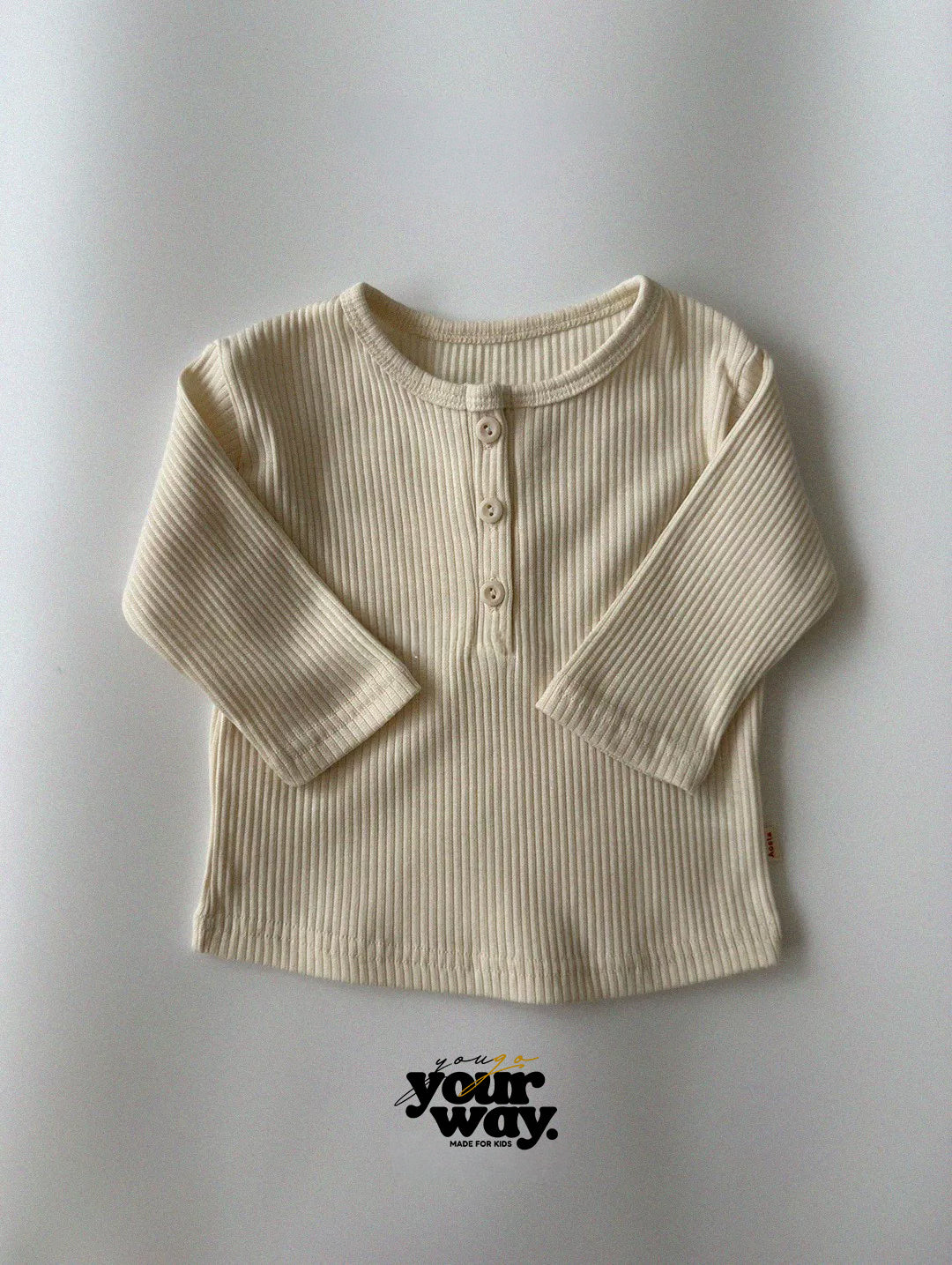 Rib Button Top｜リブボタントップス