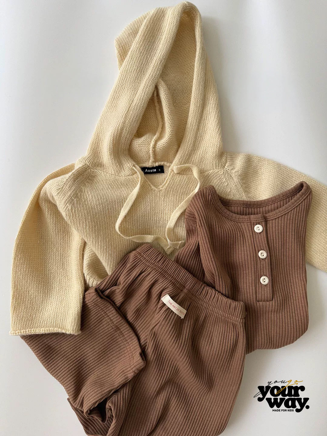 Rib Button Top｜リブボタントップス
