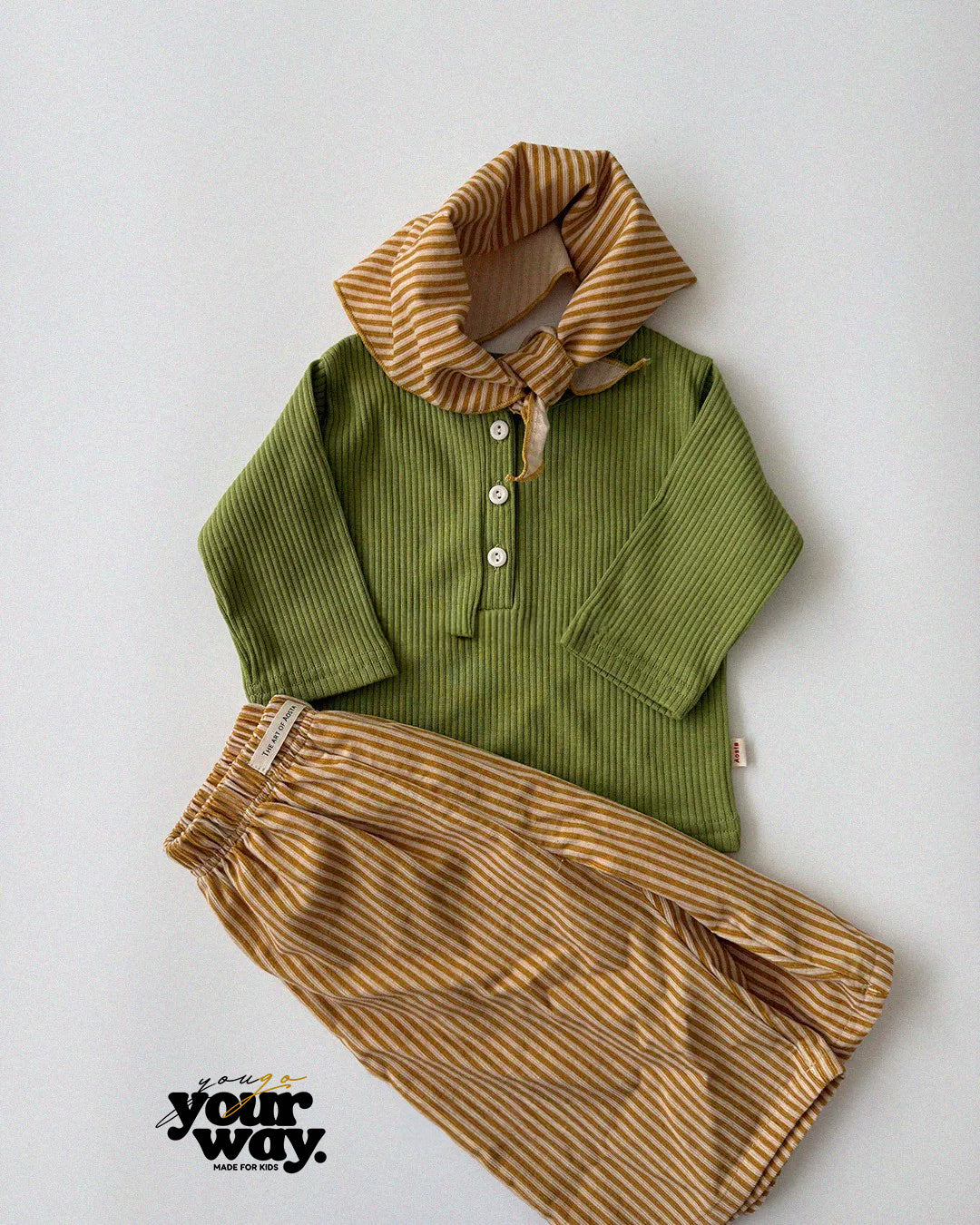 Rib Button Top｜リブボタントップス