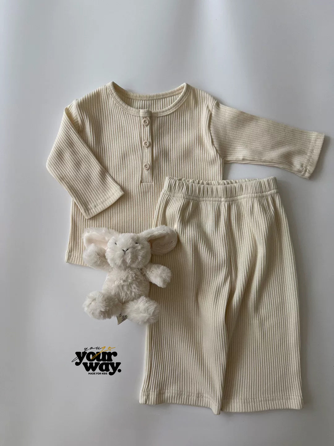 Rib Button Top｜リブボタントップス