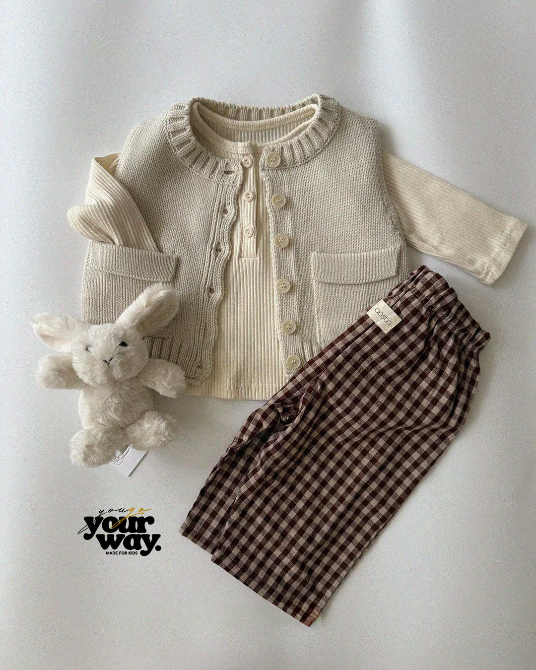 Rib Button Top｜リブボタントップス