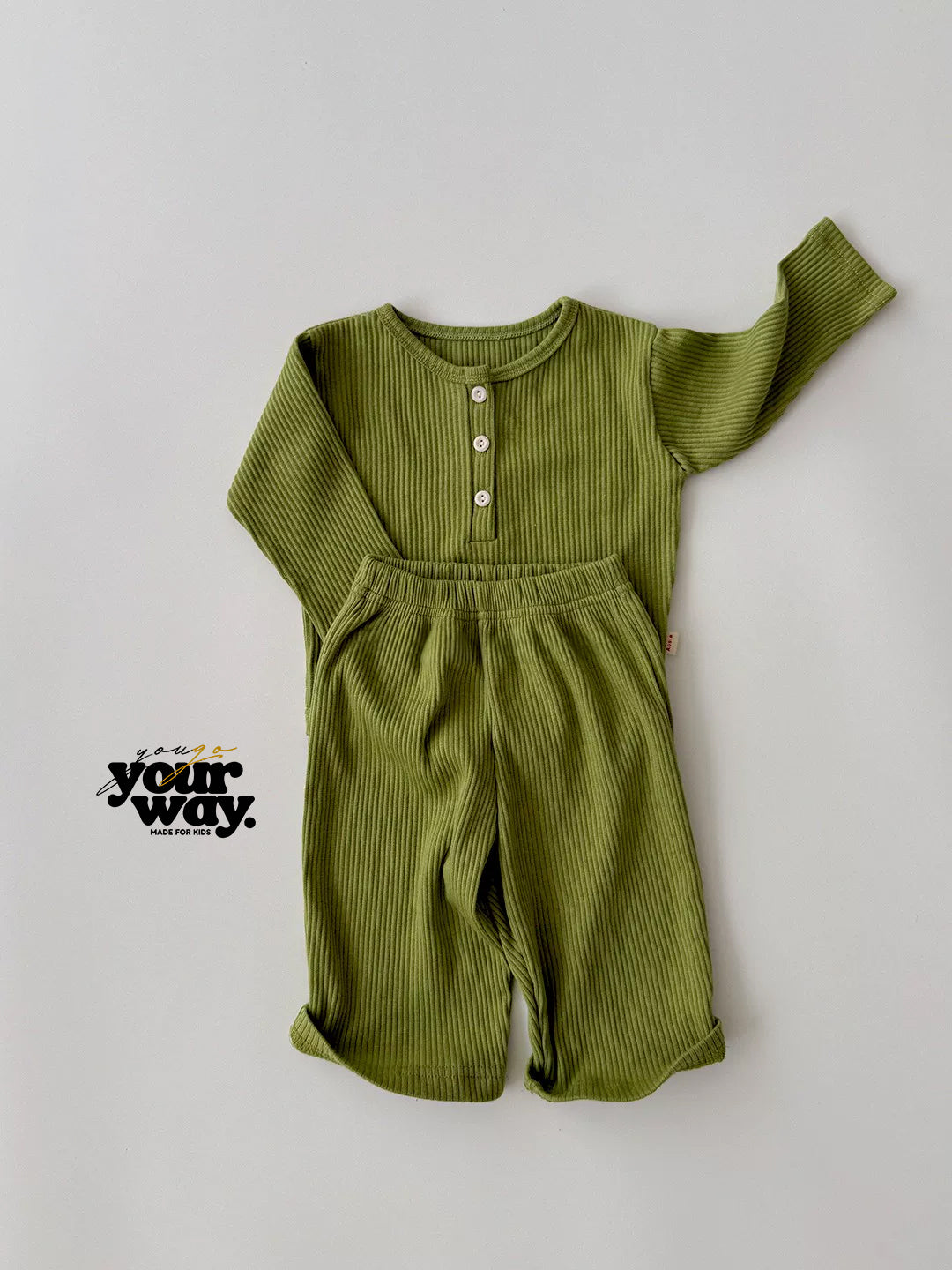 Rib Button Top｜リブボタントップス