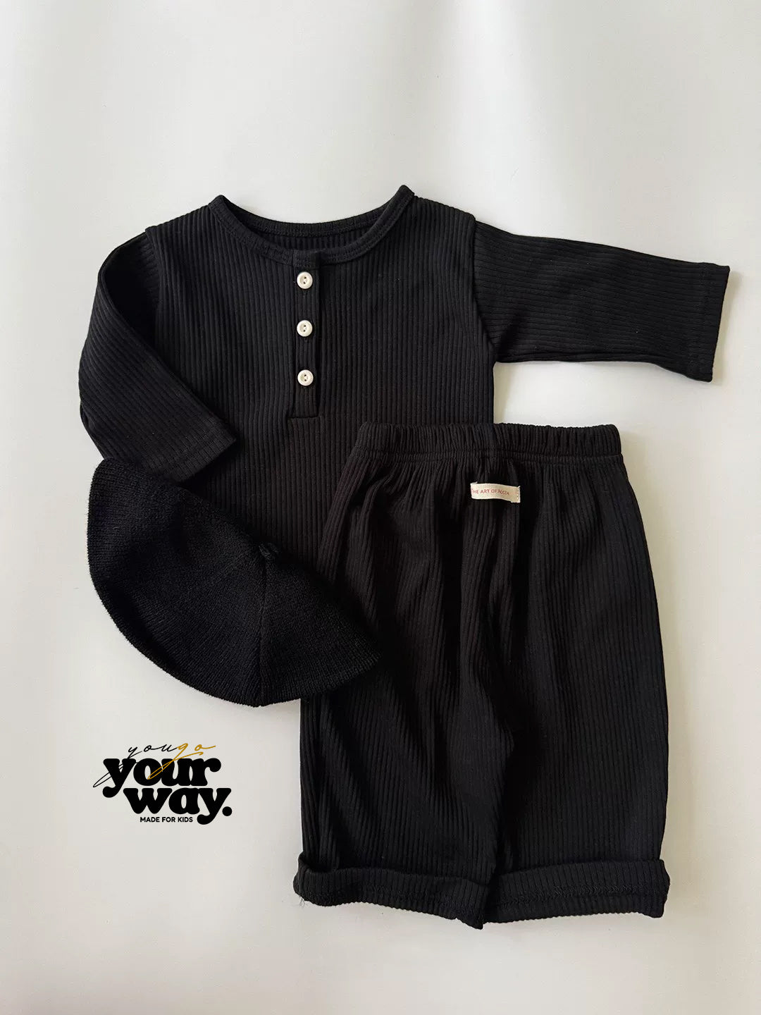 Rib Button Top｜リブボタントップス