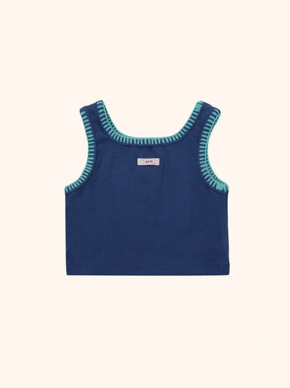 avo Contrast Stitch Top｜avo コントラストステッチトップ