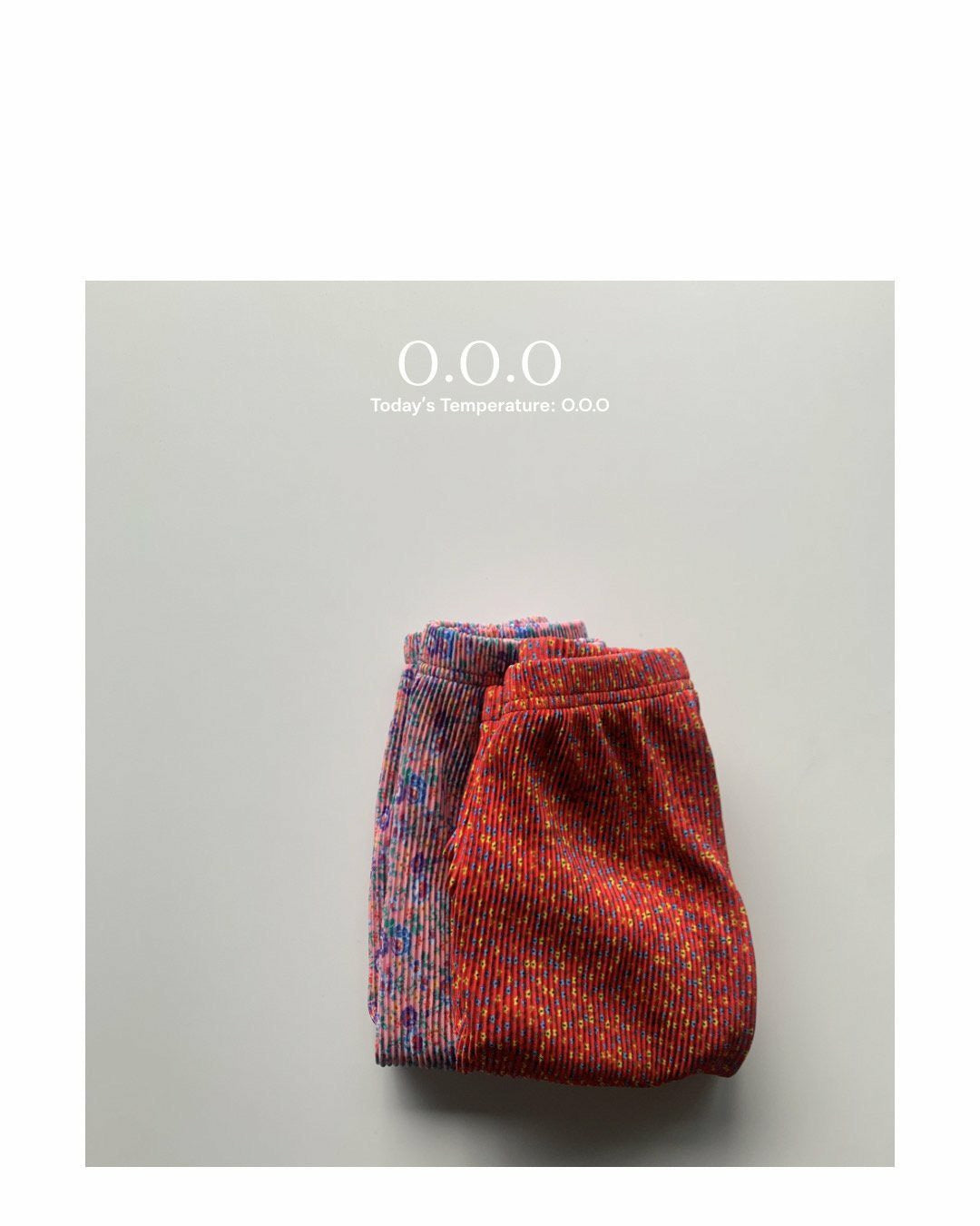 O.O.O / アリアパンツ【予約商品】
