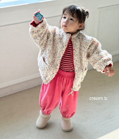 cream bbang / スクリンクル ふわもこジャンパー