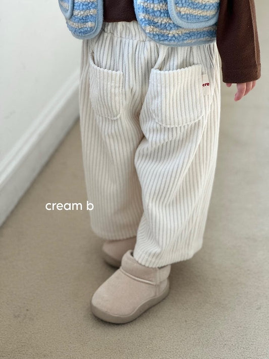 cream bbang / コーデュロイポケットワイドパンツ