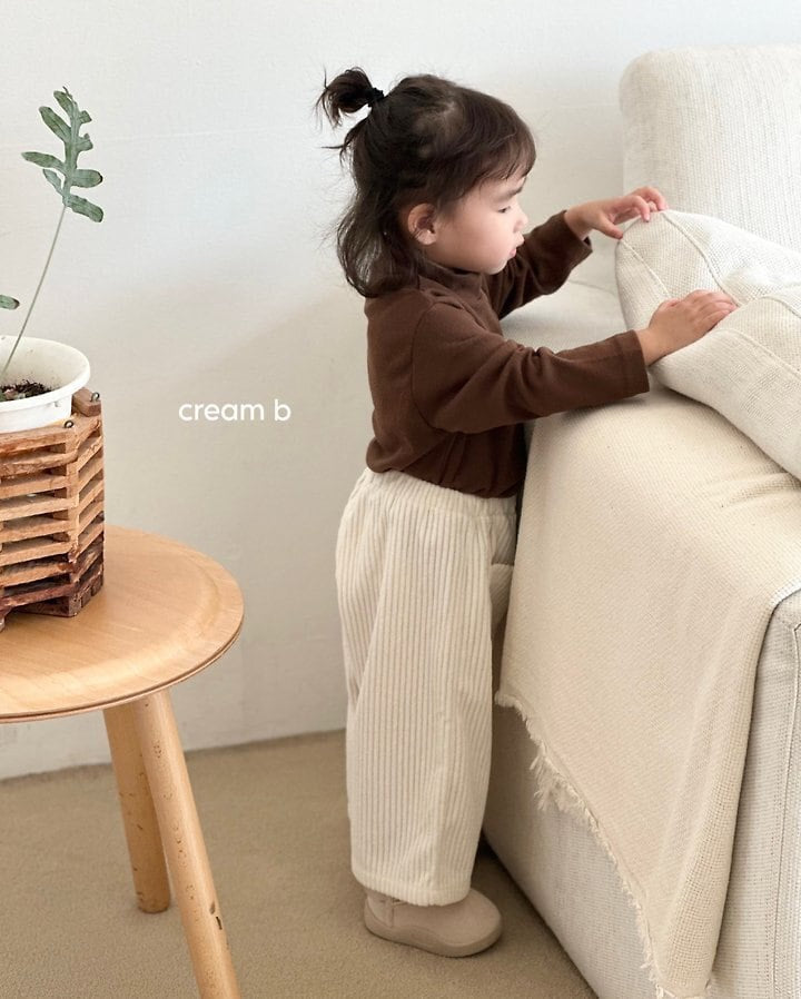 cream bbang / コーデュロイポケットワイドパンツ
