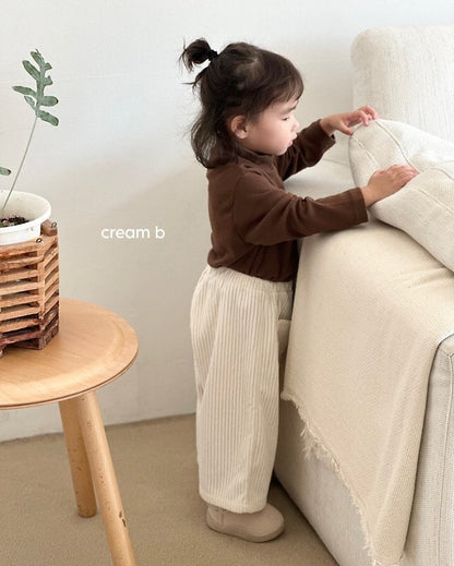 cream bbang / コーデュロイポケットワイドパンツ