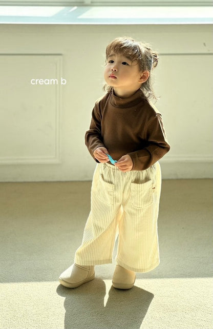 cream bbang / コーデュロイポケットワイドパンツ