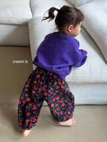 cream bbang / フラワーコージーパンツ【予約商品】